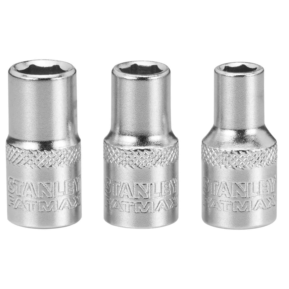 "JEU DE DOUILLES 1/4"" 6 PANS 5-6-7 MM FATMAX - 3 PIECES"