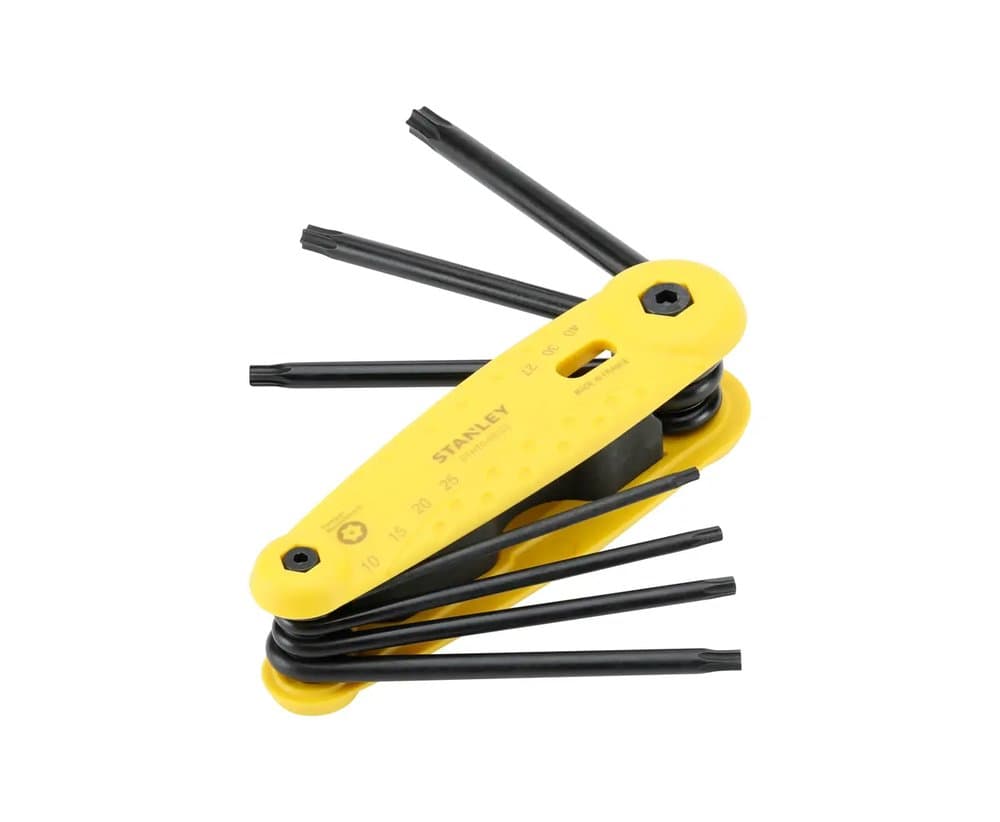 COMBI 7 CLES MÂLES TAMPER TORX