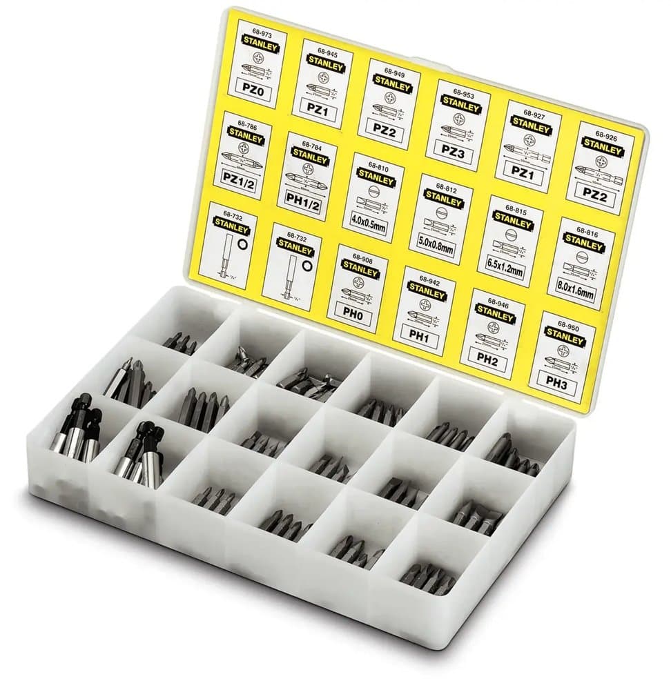 COFFRET D'EMBOUTS DE VISSAGE - ASSORTIMENT DE 200PCS