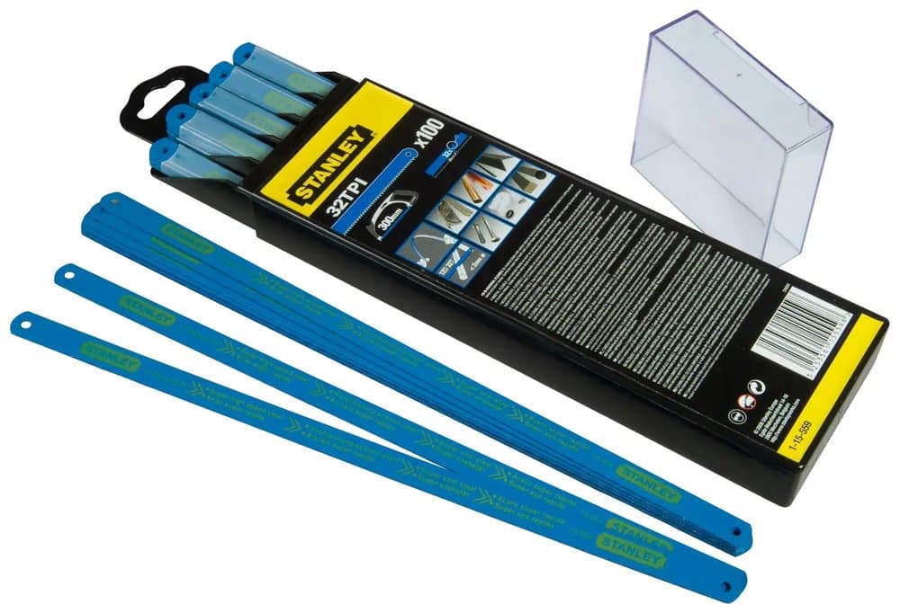 LAME DE SCIE A METAUX - BOITE 100 LAMES HSS BIMETAL LASER 12 DENTS