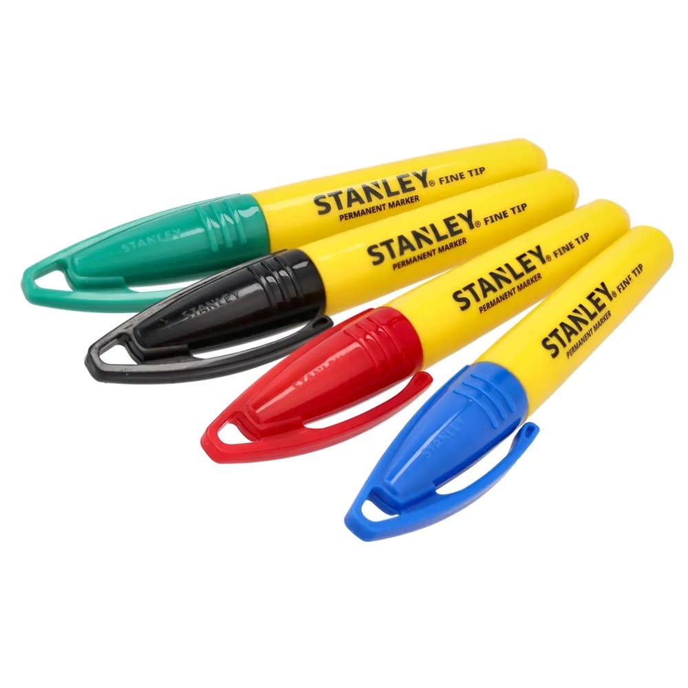 MARQUEUR MINI POINTE FINE - 4 COULEURS - CARTE 4PCS