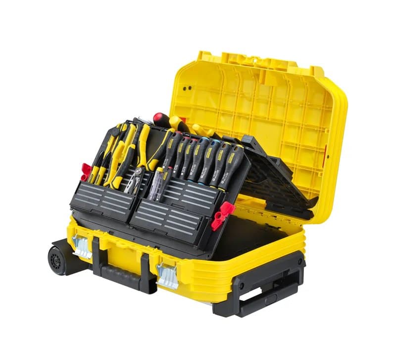 VALISE DE MAINTENANCE A ROULETTES FATMAX + 100 pcs