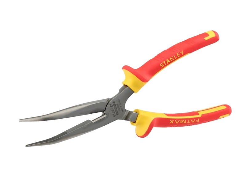 PINCE A BECS 1/2 RONDS LONGS COUDES 200MM ISOLEE 1000V
