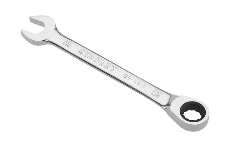 CLE MIXTE A CLIQUET 15MM