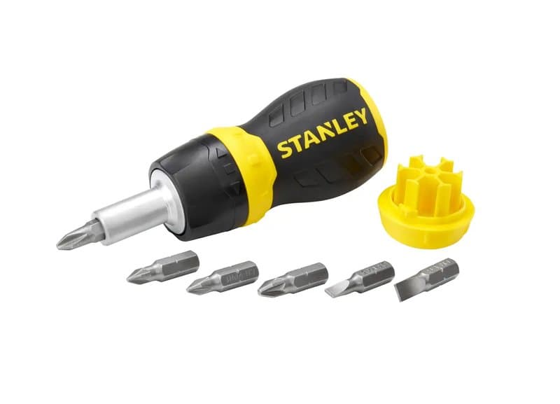 TOURNEVIS PORTE-EMBOUTS BOULE A CLIQUET BIMATIERE + 6 EMBOUTS