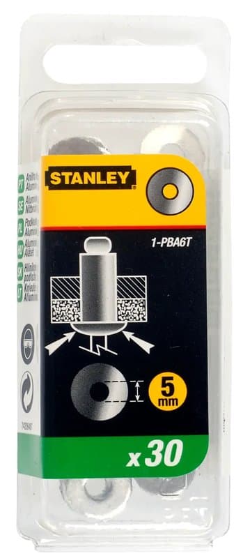 RONDELLES ALUMINIUM 5MM - BOITE DE 30PCS