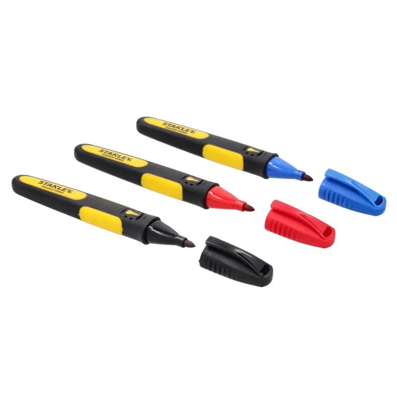 MARQUEUR POINTE FINE - 3 COULEURS - CARTE 3PCS - FATMAX