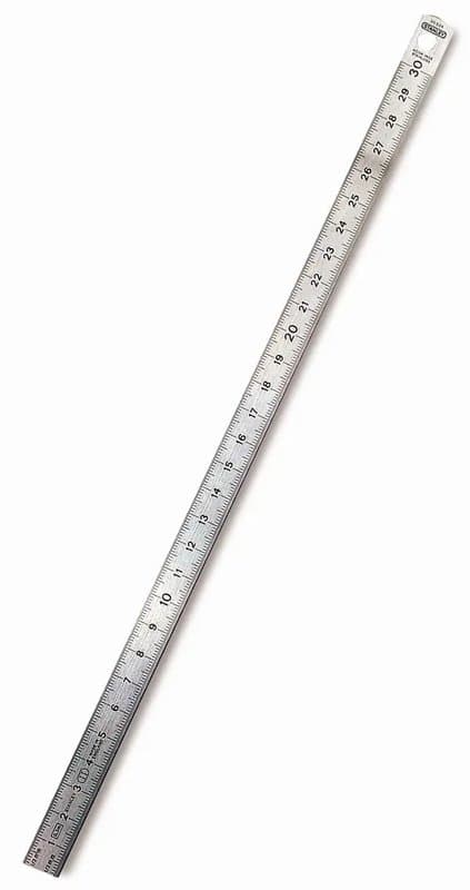 REGLET ACIER INOXYDABLE FLEXIBLE 30CM X 13MM