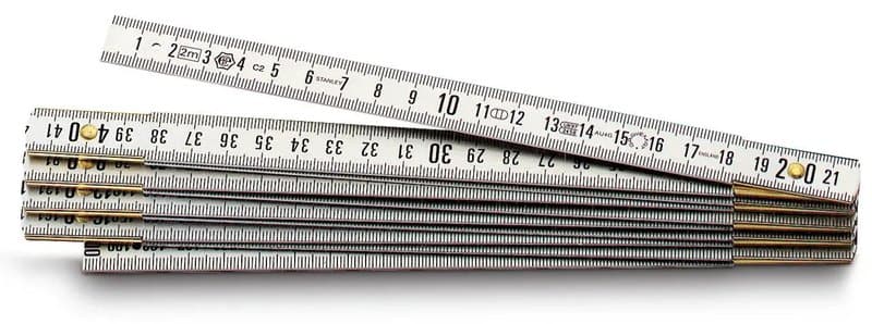 MESURE PLIANTE 2M X 15MM GRAVEMAT DURALUMIN