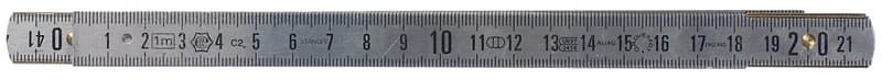 MESURE PLIANTE 1M X 15MM GRAVEMAT DURALUMIN