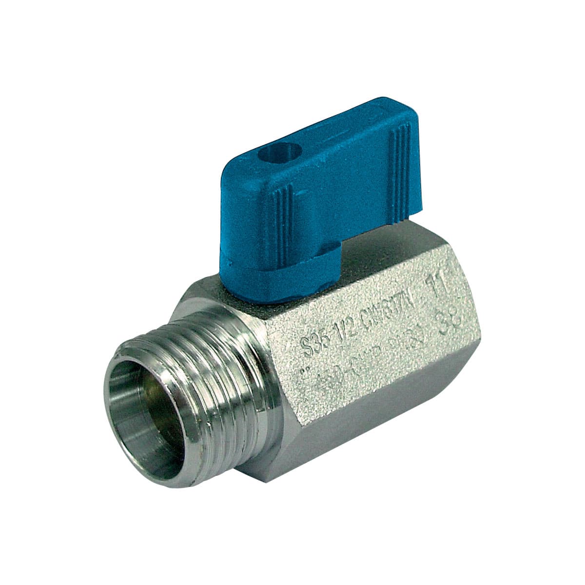 Ball Valve, Mini - M,F Red 1,4