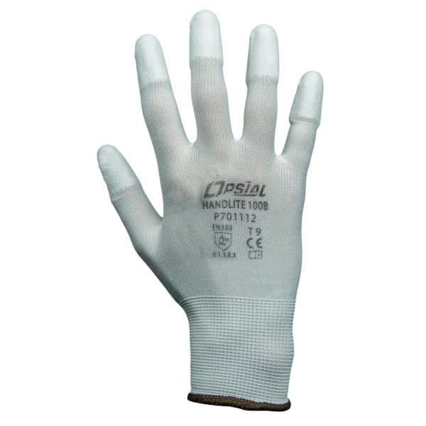 GANT HANDLITE 100B BOUT DOIGTS PU BLANC T6 OPSIAL multiple de :100