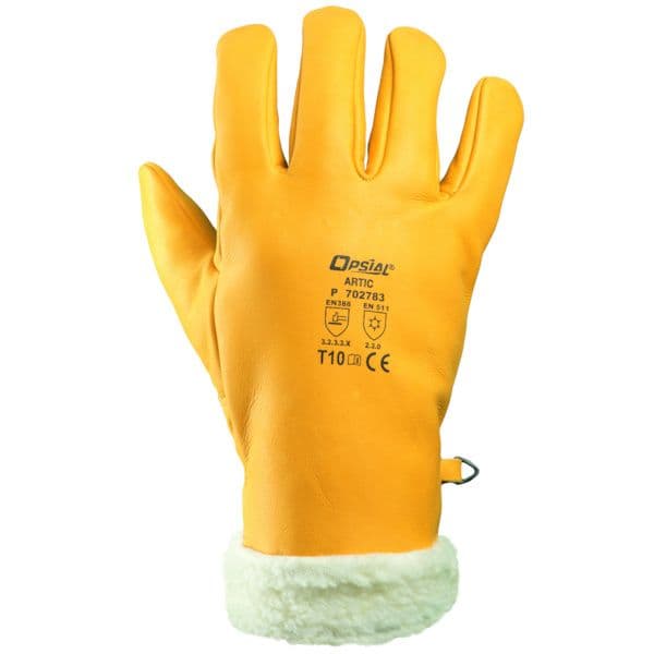 GANT CUIR PLEINE FLEUR FOURRE ARTIC T9 OPSIAL multiple de :60