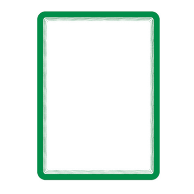 Magneto Magnetic Frame Display Pocket, A4, Green, 2 pcs MOQ : 1