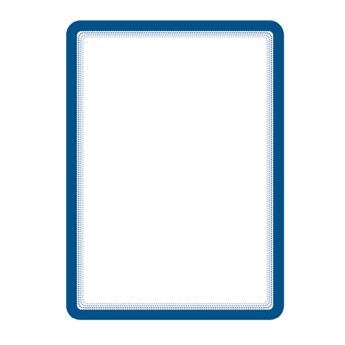 Magneto Magnetic Frame Display Pocket, A4, Blue, 2 pcs MOQ : 1