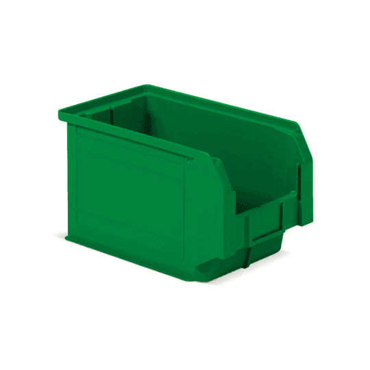 POLYPROPYLENE CONTAINERS RIBBED BASE - DIM. MM W 200 D 350 H 200 - COLOR: GR
