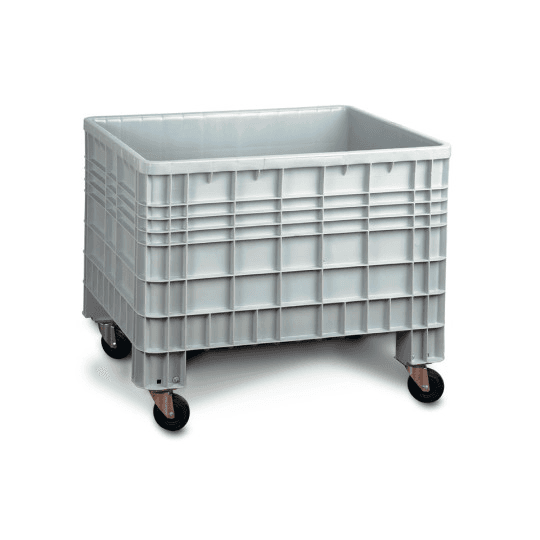 PLASTIC CONTAINERS WITH 4 SWIVEL WHEELS LOAD CAPACITY 200 KG - DIM. MM W 1165
