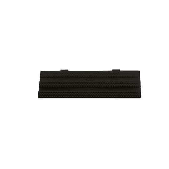 EDGING PIECE CONDUCTIVE - DIM. MM W 400 D 120 H 25 - COLOR: BLACK // ***SUP