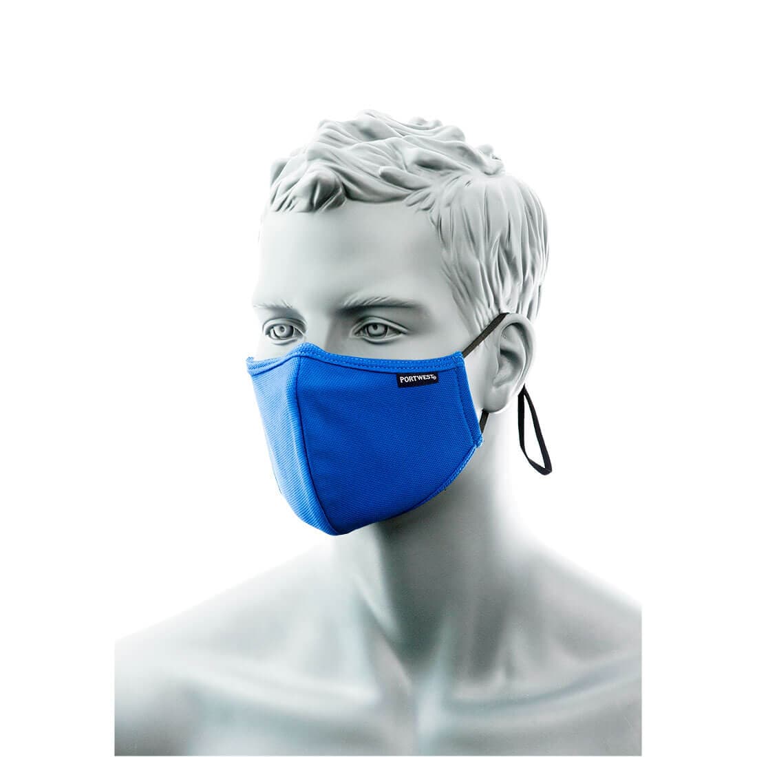 2-Ply Anti-Microbial Fabric Face Mask with Nose Band (Pk25)