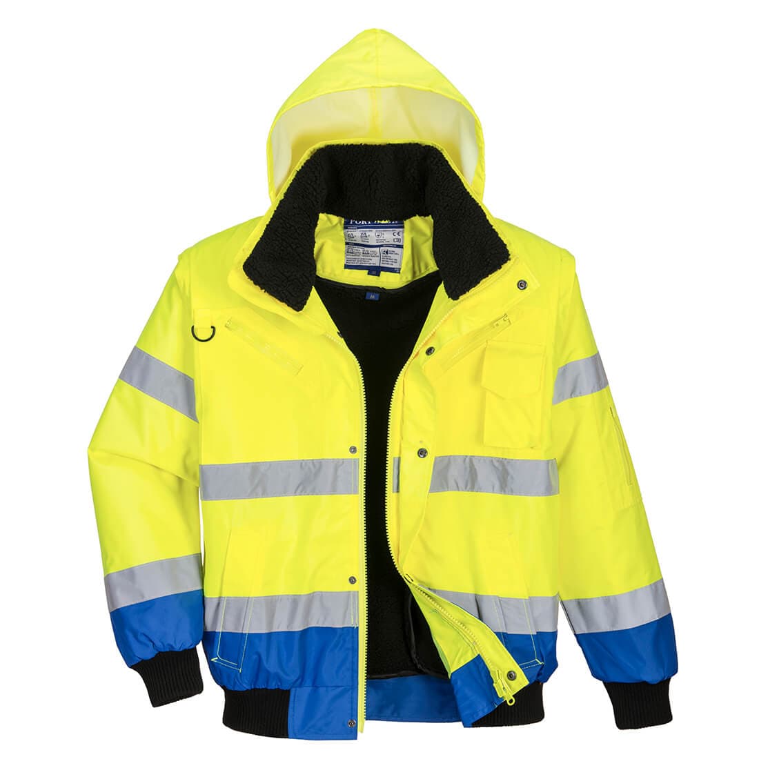 Hi-Vis Contrast Bomber Jacket