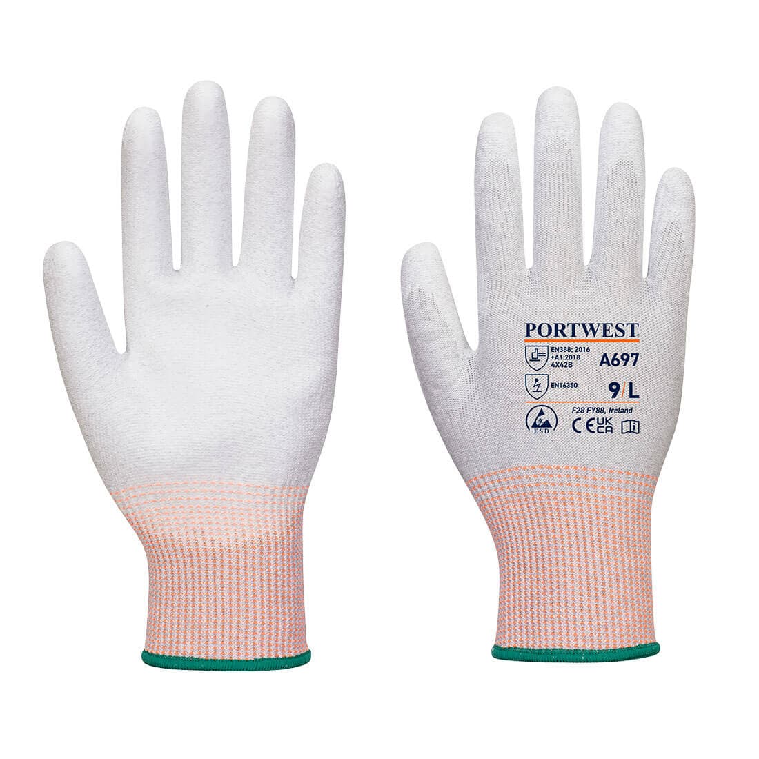 LR13 ESD PU Palm Glove - 12 pack