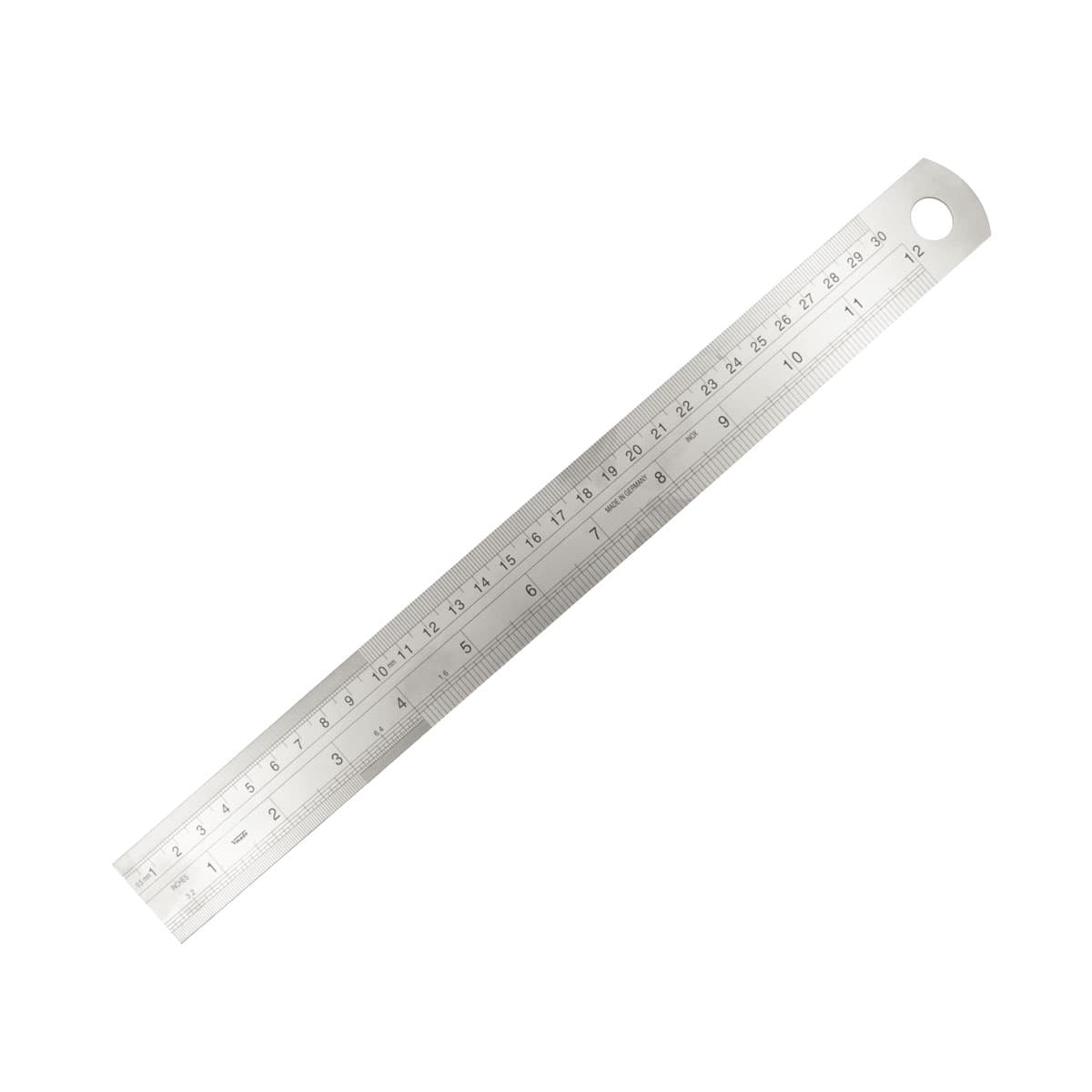 Steel Ruler 300x30x1,0 mm,inch