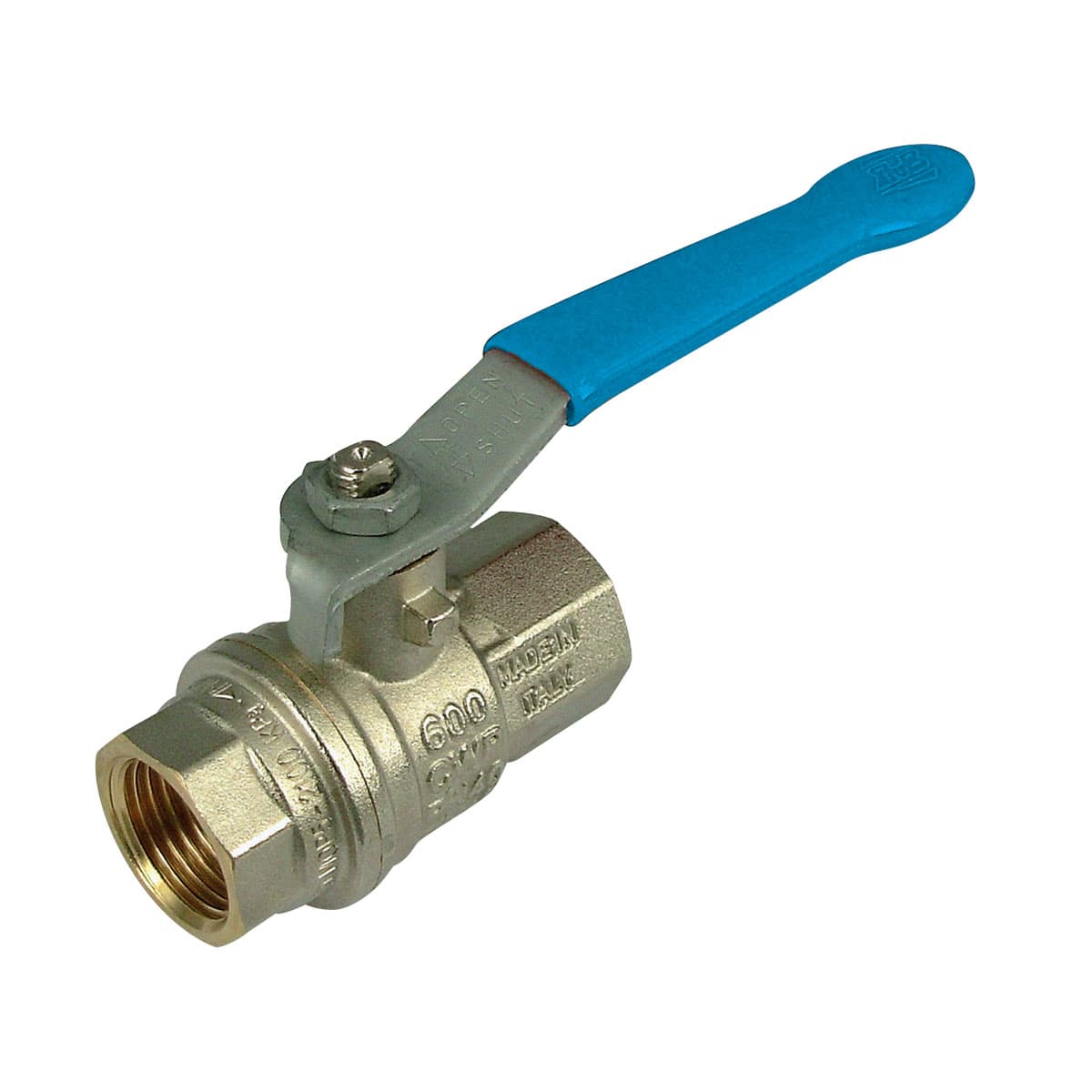 Ball Valve, Lever - F,F Red 3,8