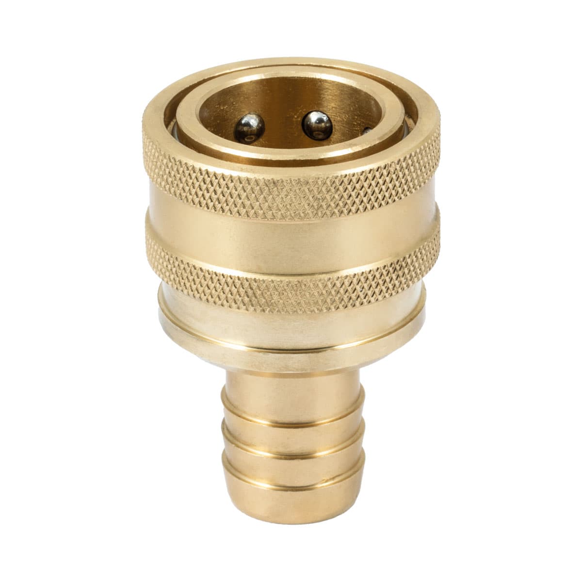 Coupling with 19 mm. hose tail