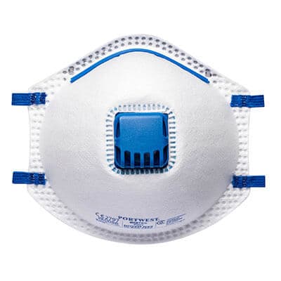 Masque FFP2 avec valve Blanc