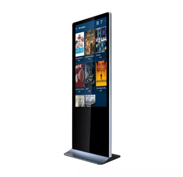 Totem vidéo 55´´ FULL HD 500 cd 24h/7j Indoor Tactile