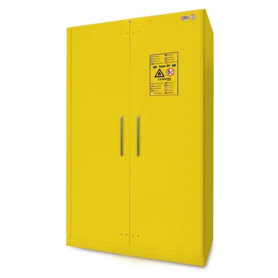 Armoire de sécurité 2 portes, coupe-feu 90 minutes, pour produits inflammables.