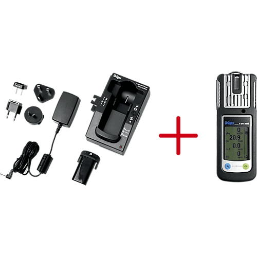 Détecteur multigaz X-am 2500 et batterie NiMH rechargeable Dräger
