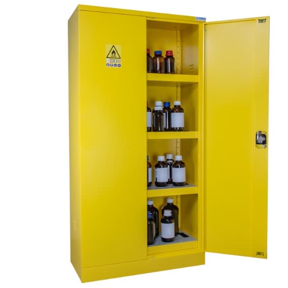 AL305J -Armoire de sûreté pour produits dangereux toute jaune