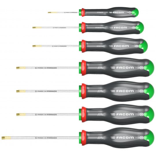 Jeu de 7 tournevis PROTWIST Tamper Torx
