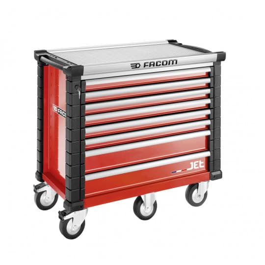 Servante JETM5 8 tiroirs rouge