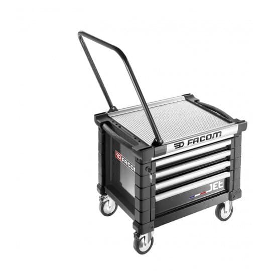 Coffre roulant JETM3 4 Tiroirs noir