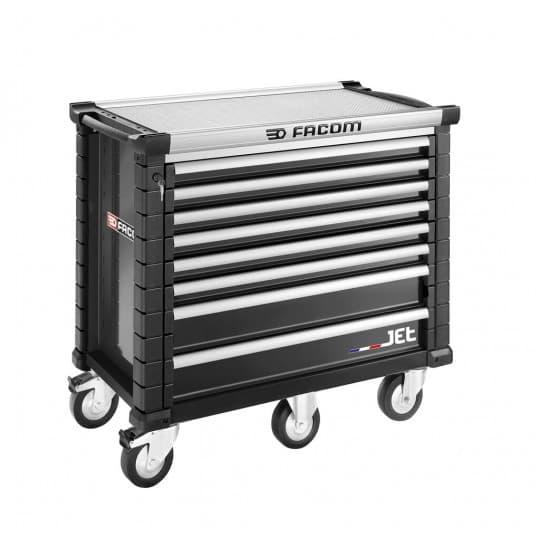 Servante JETM5 8 tiroirs noire