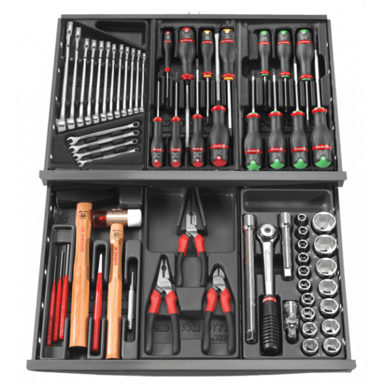 Composition 69 outils pour servante