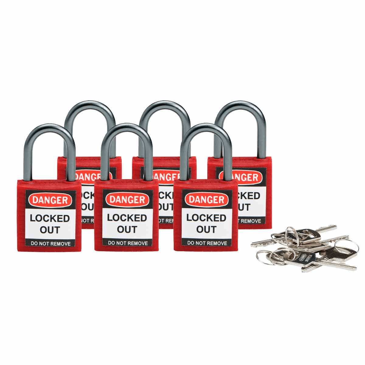 Cadenas de condamnation compacts - 814116 (Lot de 6)