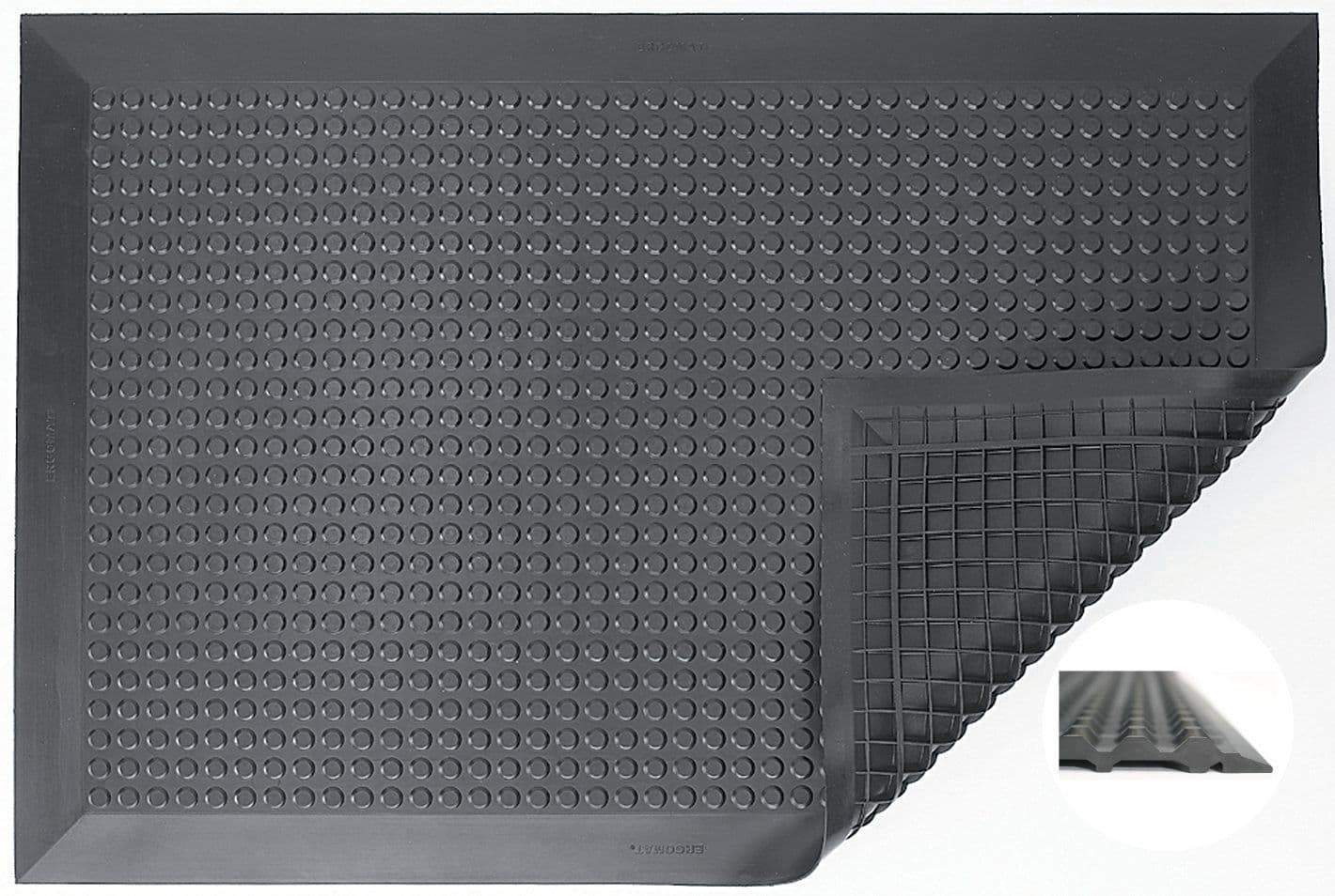 Cleanroom anti-fatigue mats, Ergomat® Nitril Smooth L : 100, l : 200