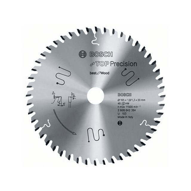 Bosch Lame de scie circulaire – Lames de scie circulaire bois, 2 cm, 11500 RPM,