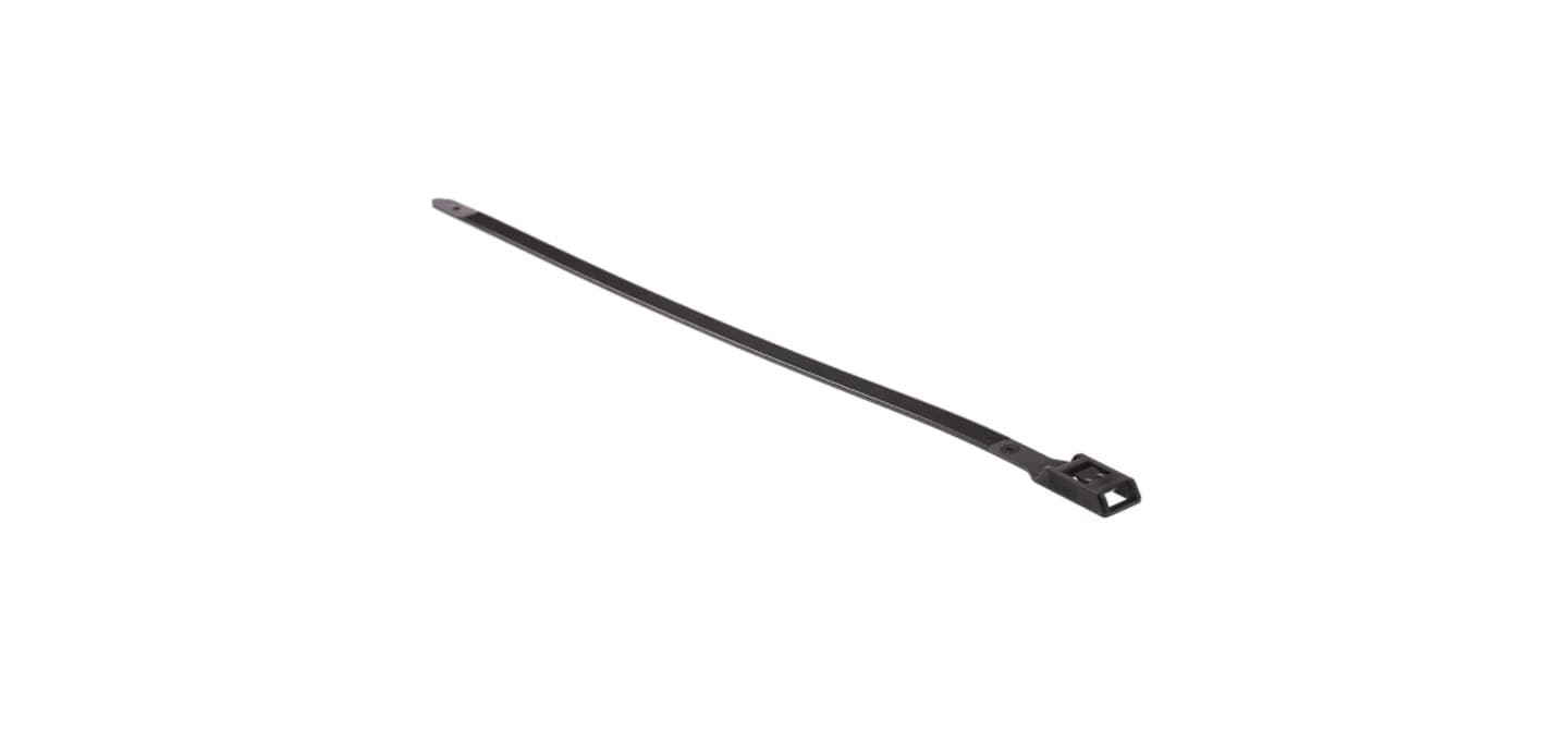 Serre-câble HellermannTyton Noir en Nylon 66, 350mm x 9 mm, série RPE350 boite