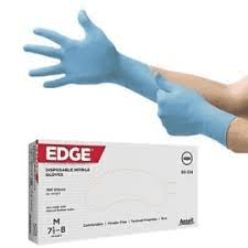 EDGE® 82-135 Gant Nitril Taille L (Paquet de 100 )