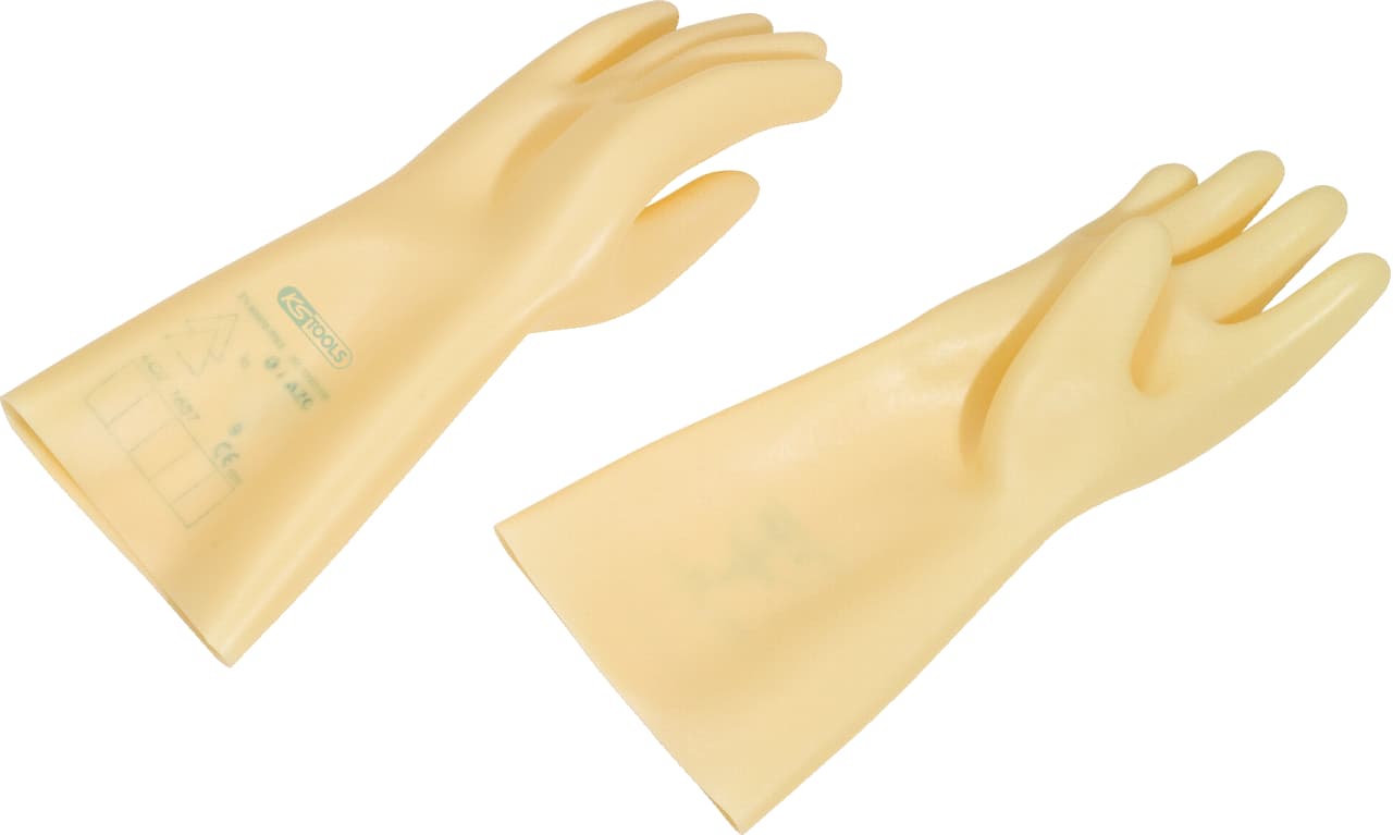 Gants d'électricien en Naturalex blanche, classe 0, taille 9