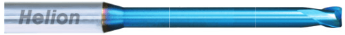 92.6813 D: 0.6 Solid carbide long neck Corner radius end mill D:0.6XR0.05 x0.6x3