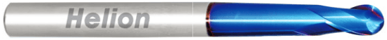 92.6228 D: 10 Solid carbide Ball nose end mill taper neck D:10 x18x13x130 sh:12