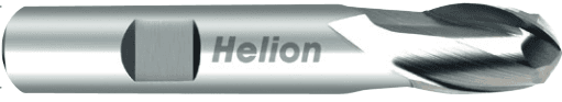 89.0221 D: 6 Ball nose end mill HSS M42 DIN 327 N z:2