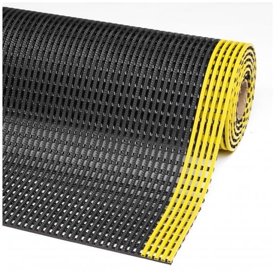Tapis anti-fatigue pour grande longueur, milieux industriels secs ou humides, av