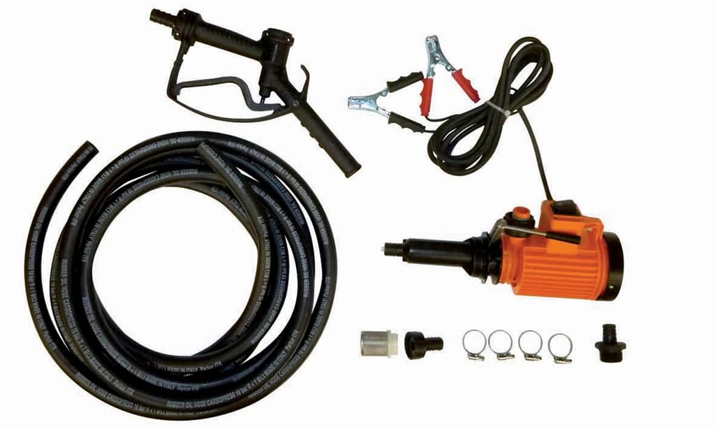 Pompe électrique centrifuge, alimentation 12 V, débit 35 litres/min, 4 m de câbl