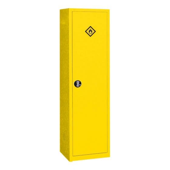 Armoire de sécurité haute 1 porte, acier simple paroi. Capacité de stockage de 1